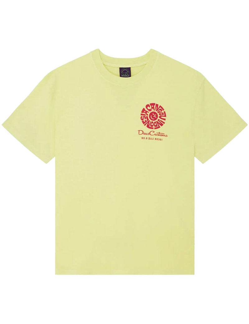 Deus Ex Machina Canggu Address Tee Canary Yellow