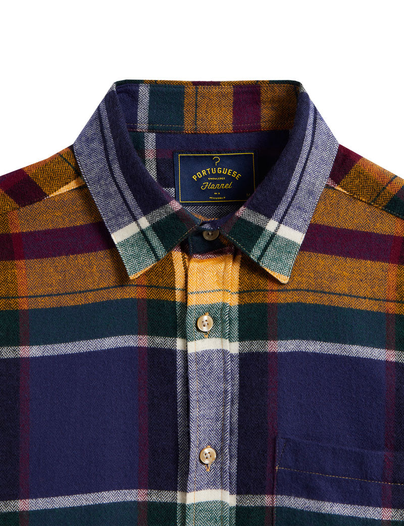 Portuguese Flannel Chelsea Shirt Multi Colour