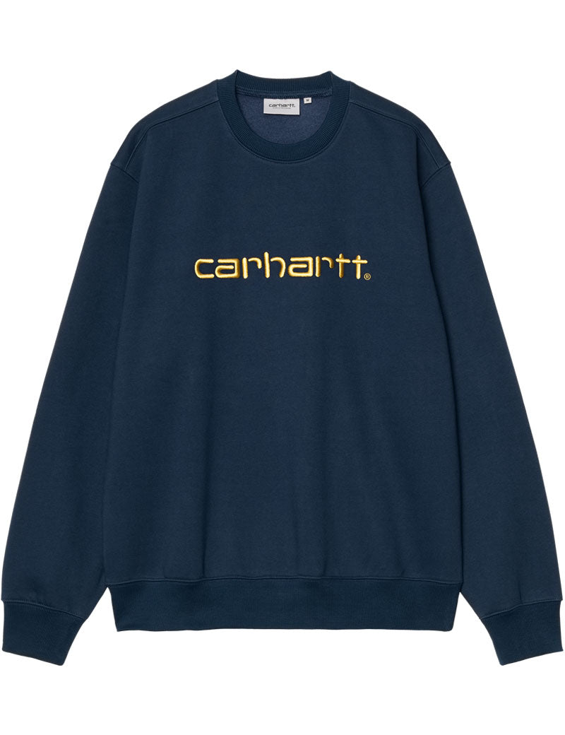 Carhartt Wip Sweat Sweatshirt Ink Air Yellow
