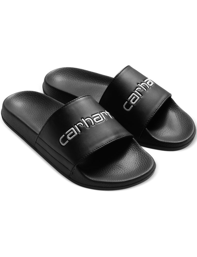 Carhartt WIP Slippers Black White
