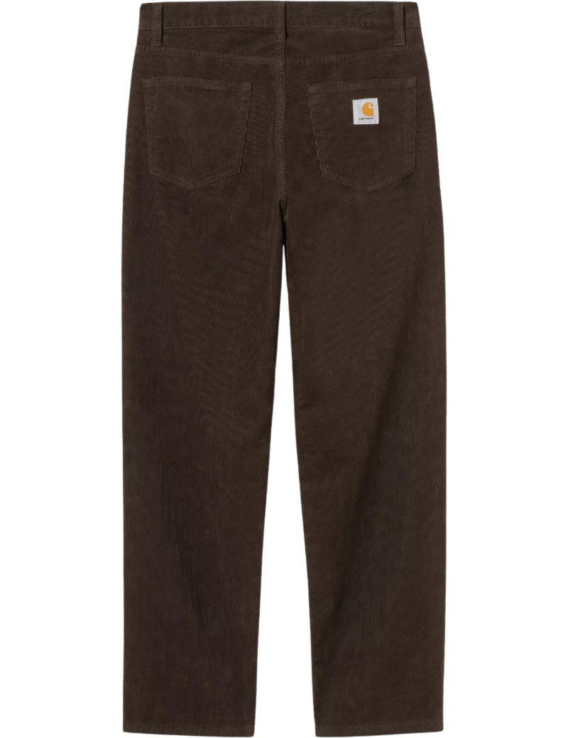 Carhartt WIP Aaron Pant Ford Cord Tobacco Rinsed Back