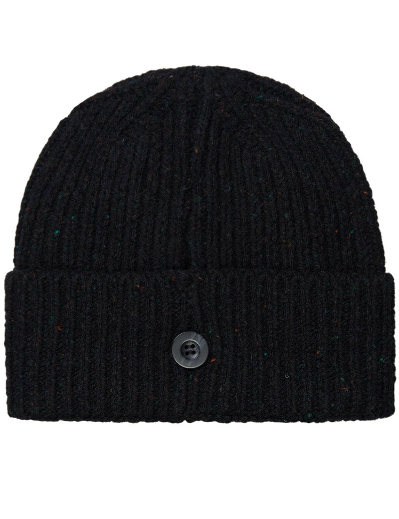 Carhartt WIP Anglistic Beanie Speckled Black Back