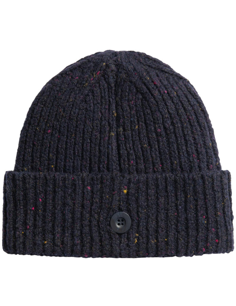 Carhartt WIP Anglistic Beanie Speckled Dark Navy Back