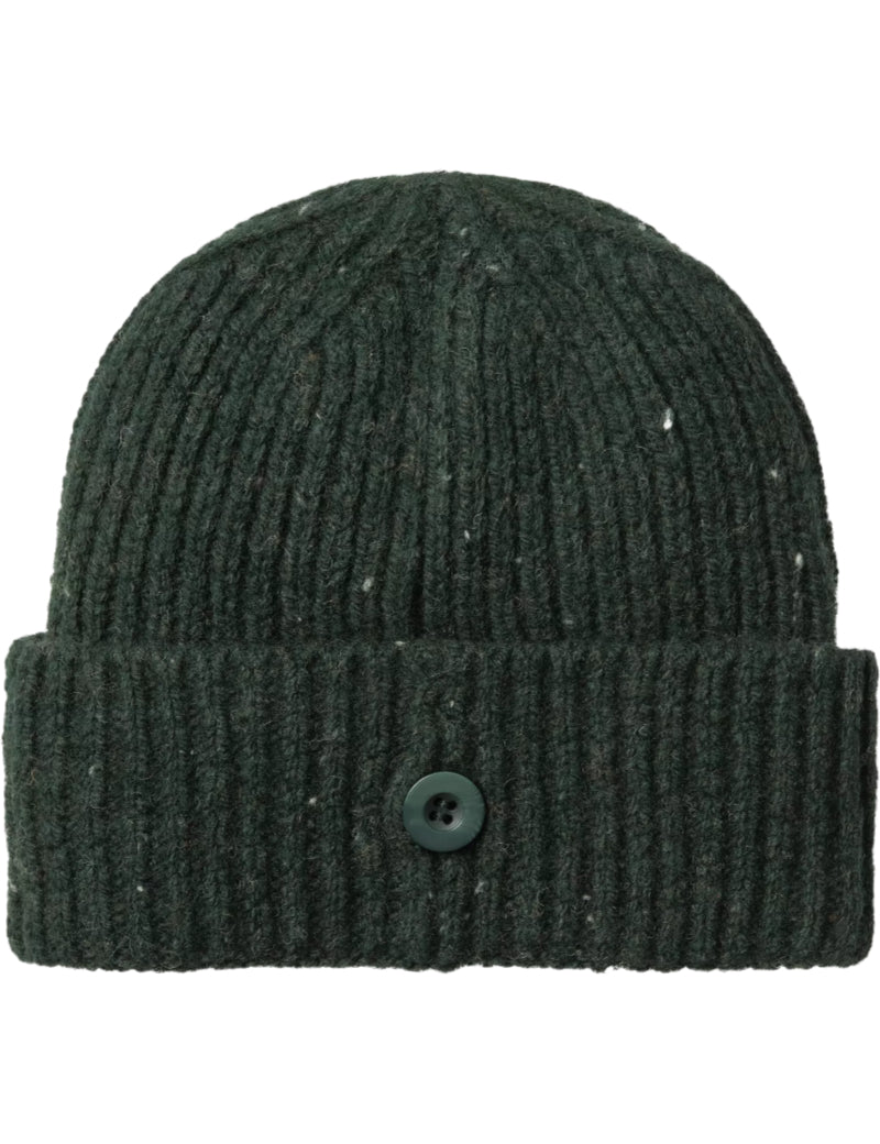 Carhartt WIP Anglistic Beanie Speckled Dark Scarab Back