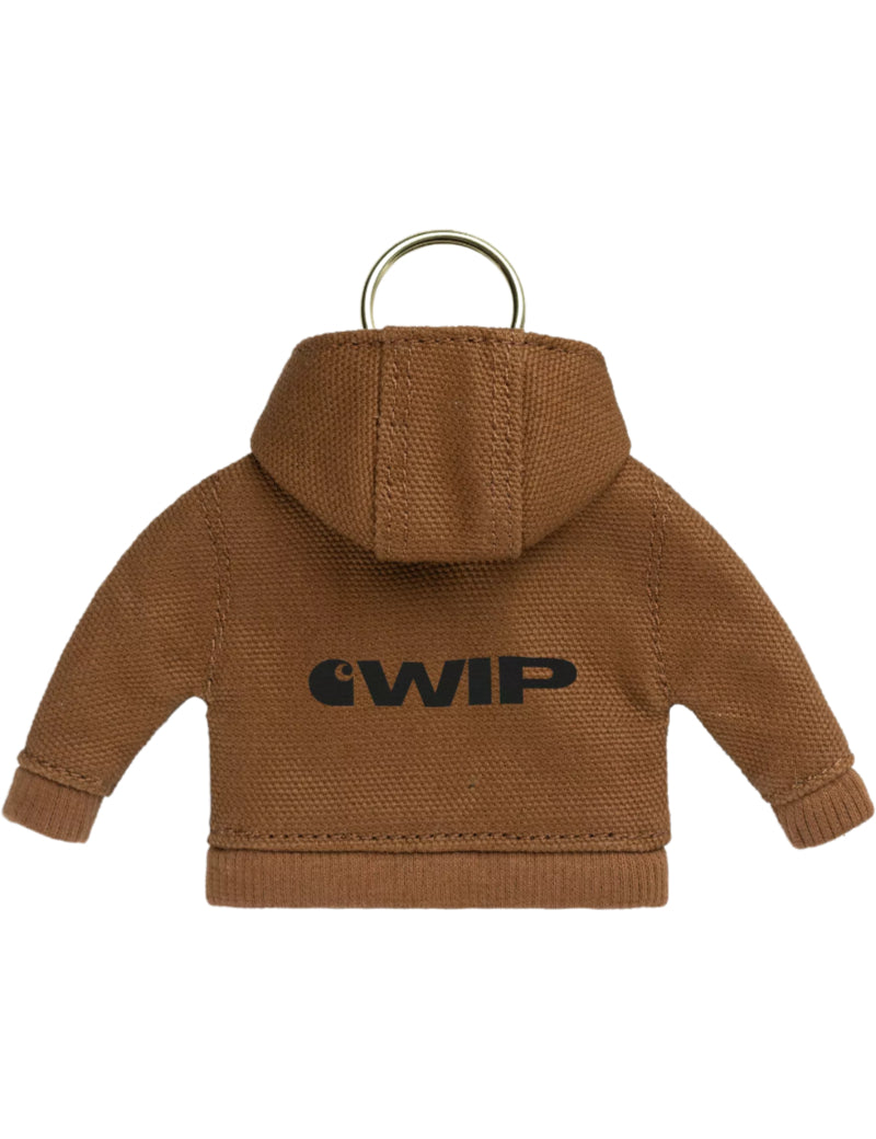 Carhartt WIP Mini Active Jacket Keychain Hamilton Brown Back