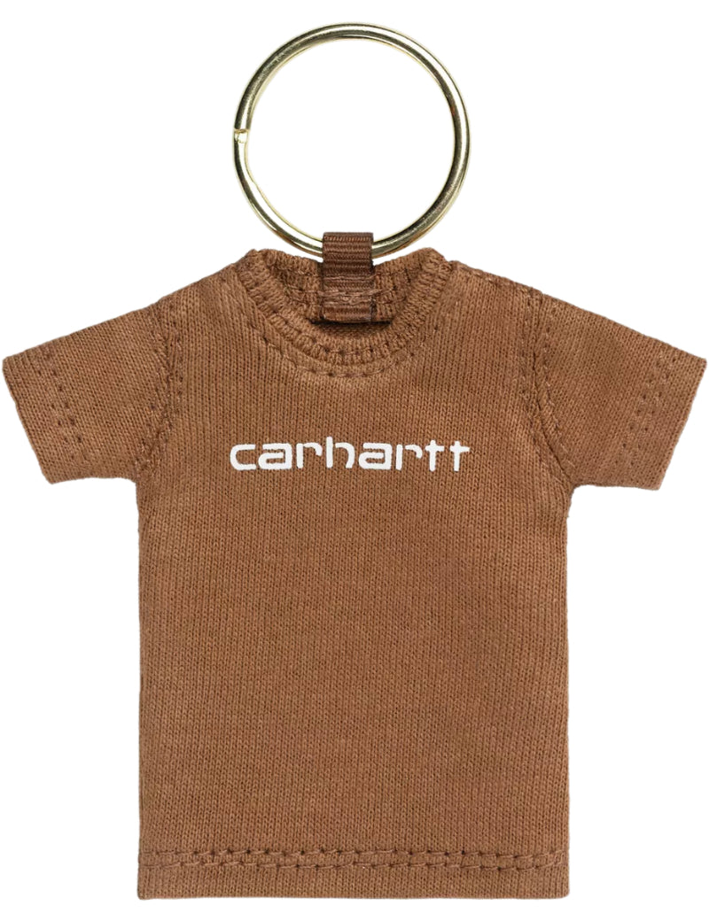 Carhartt WIP Mini Script T-Shirt Keychain Hamilton Brown