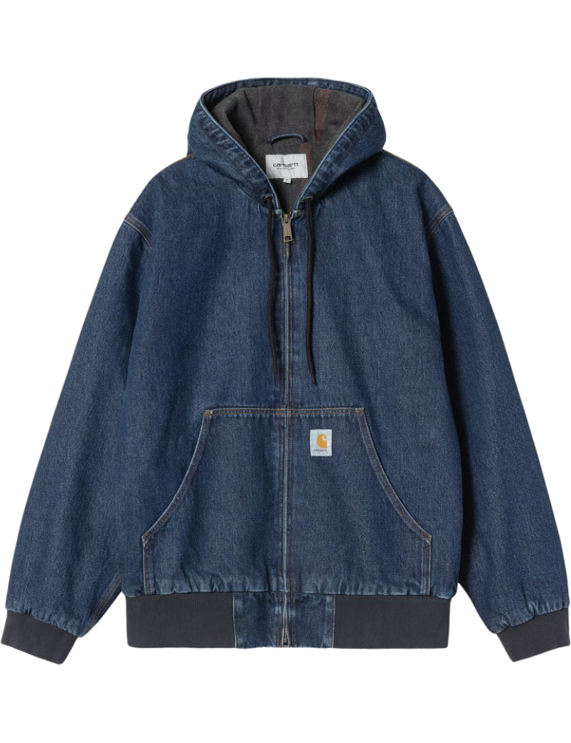Carhartt WIP OG Active Jacket Blue Stone Washed Front
