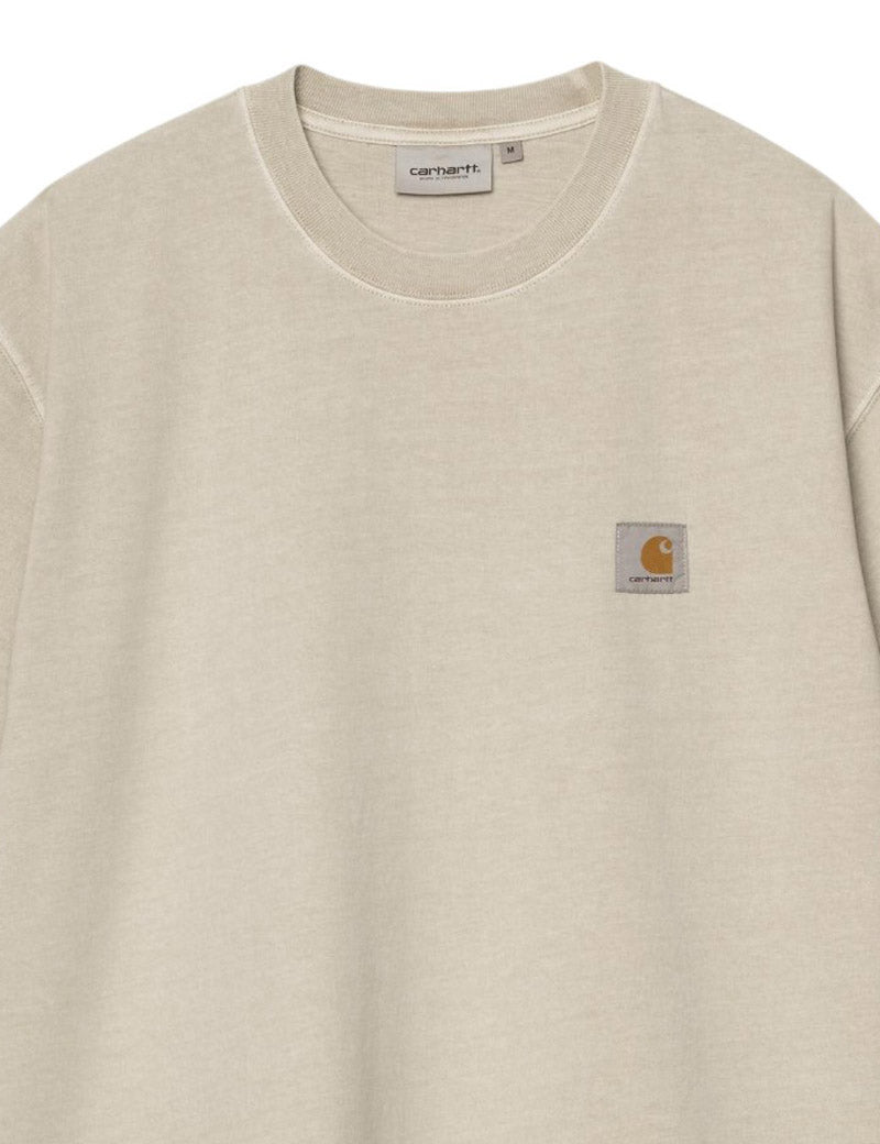 Carhartt WIP S/S Vista T-Shirt Fleur De Sel Chest Logo