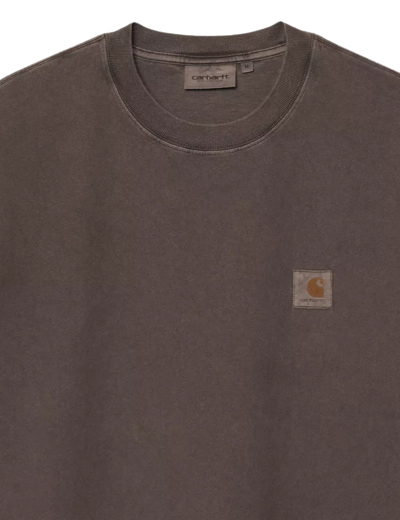 Carhartt WIP Short Sleeve Vista T-Shirt Tobacco Chest Logo