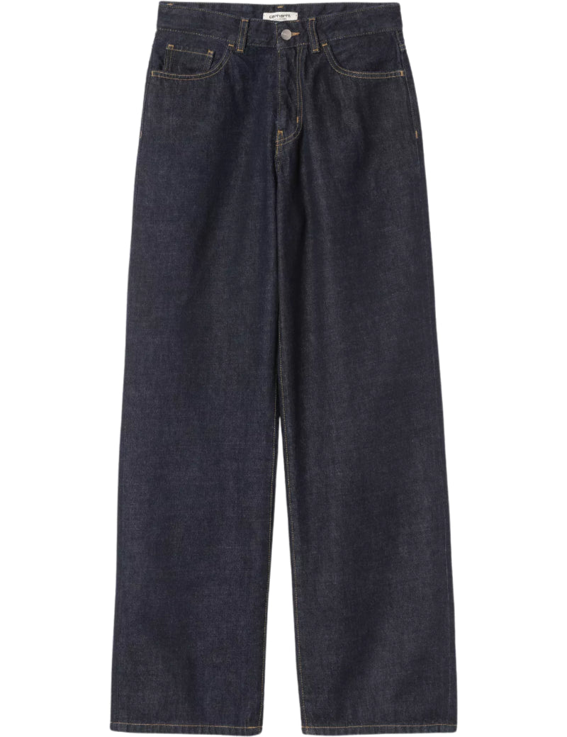 Carhartt WIP W' Lavine Pant Jeans Blue Rinsed Front