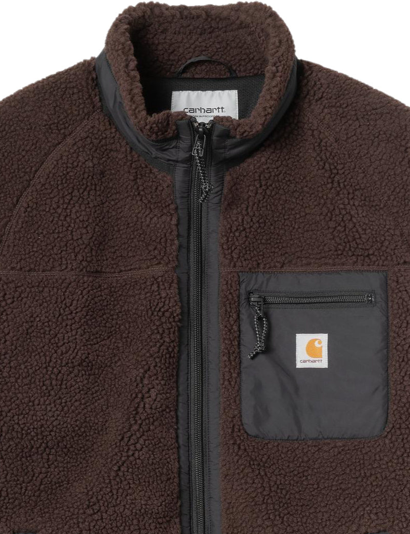 Carhartt Wip Prentis Liner Jacket Palisander & Black Chest Pocket