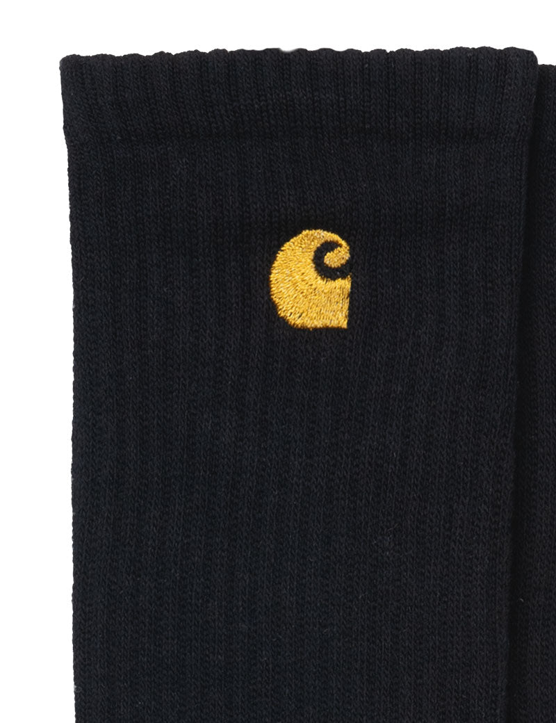 Carhartt Wip Chase Socks Black Gold