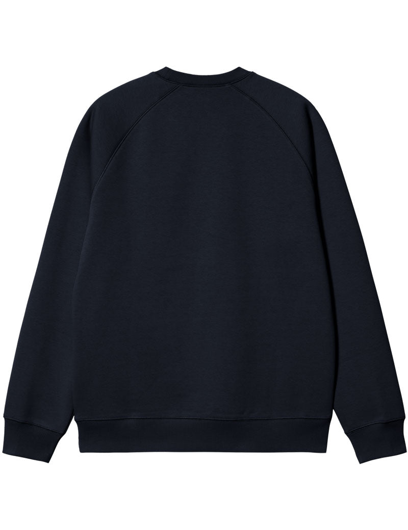 Carhartt Wip Chase Sweatshirt Dark Navy Gold
