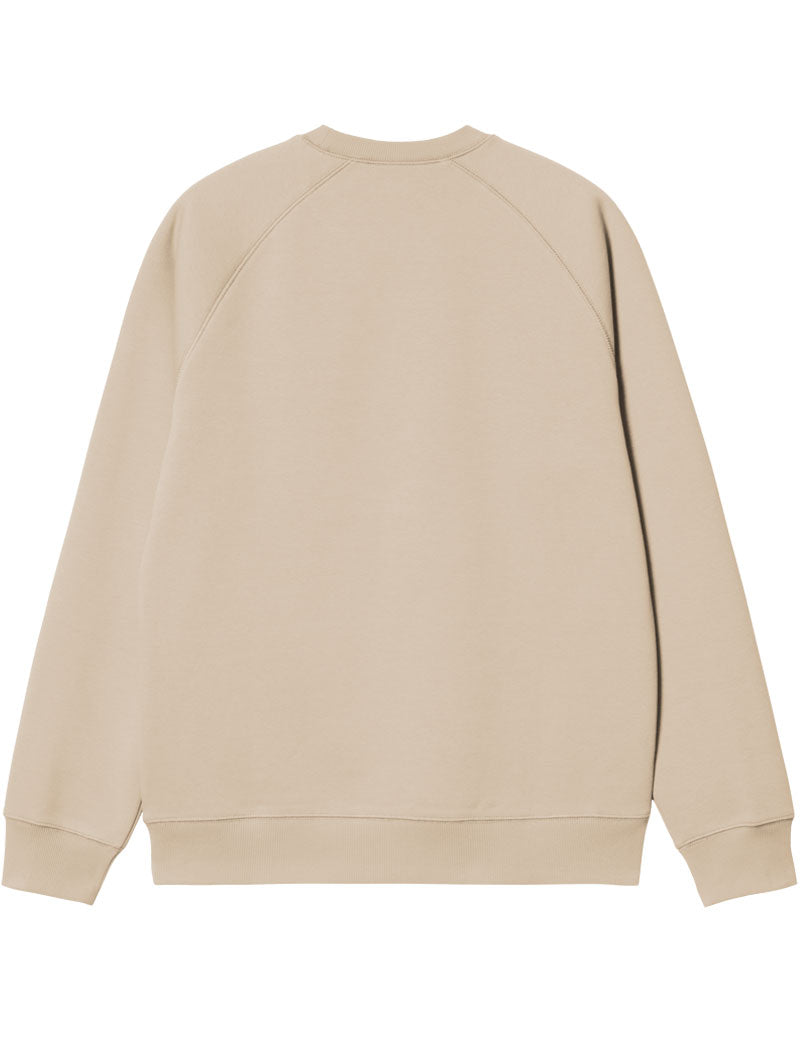 Carhartt Wip Chase Sweatshirt Fleur De Sel Gold