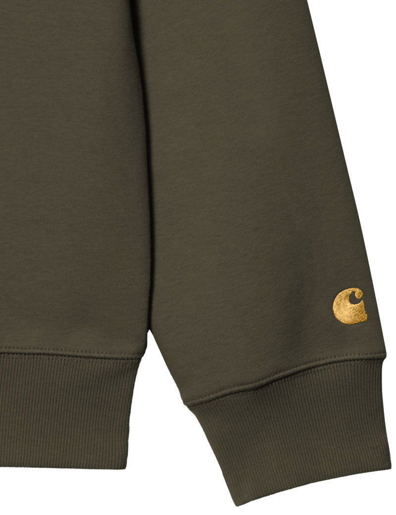 Carhartt Wip Chase Sweatshirt Olive Gold
