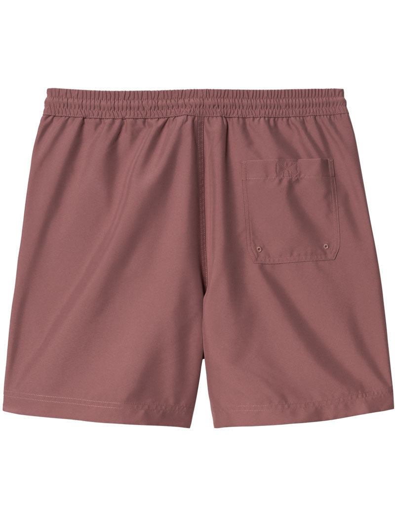 Carhartt Wip Chase Swim Trunks Shorts Dusky Pink Gold