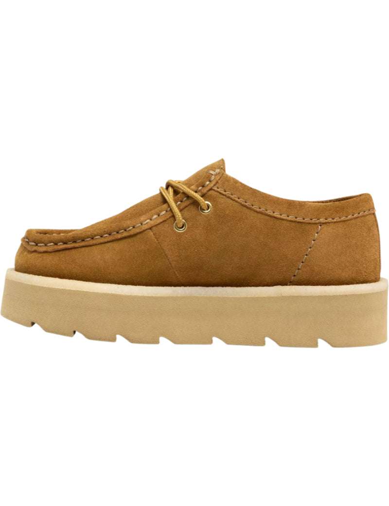 Clarks Meare Walla Shoes Bronze Suede Instep