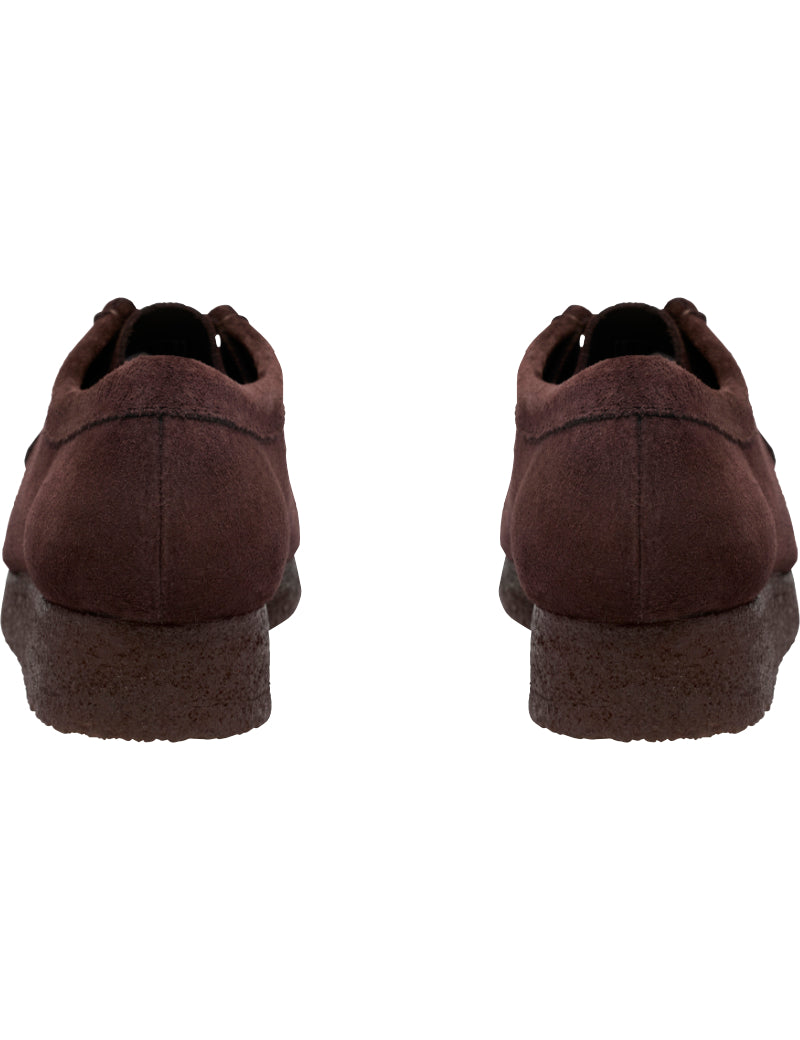 Clarks Originals Wallabee Shoes Chocolate Suede Women's Heels