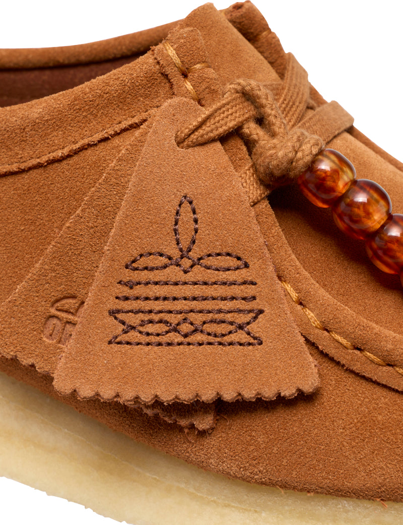 Clarks Originals Wallabee Shoes Ginger Suede Women's Tags