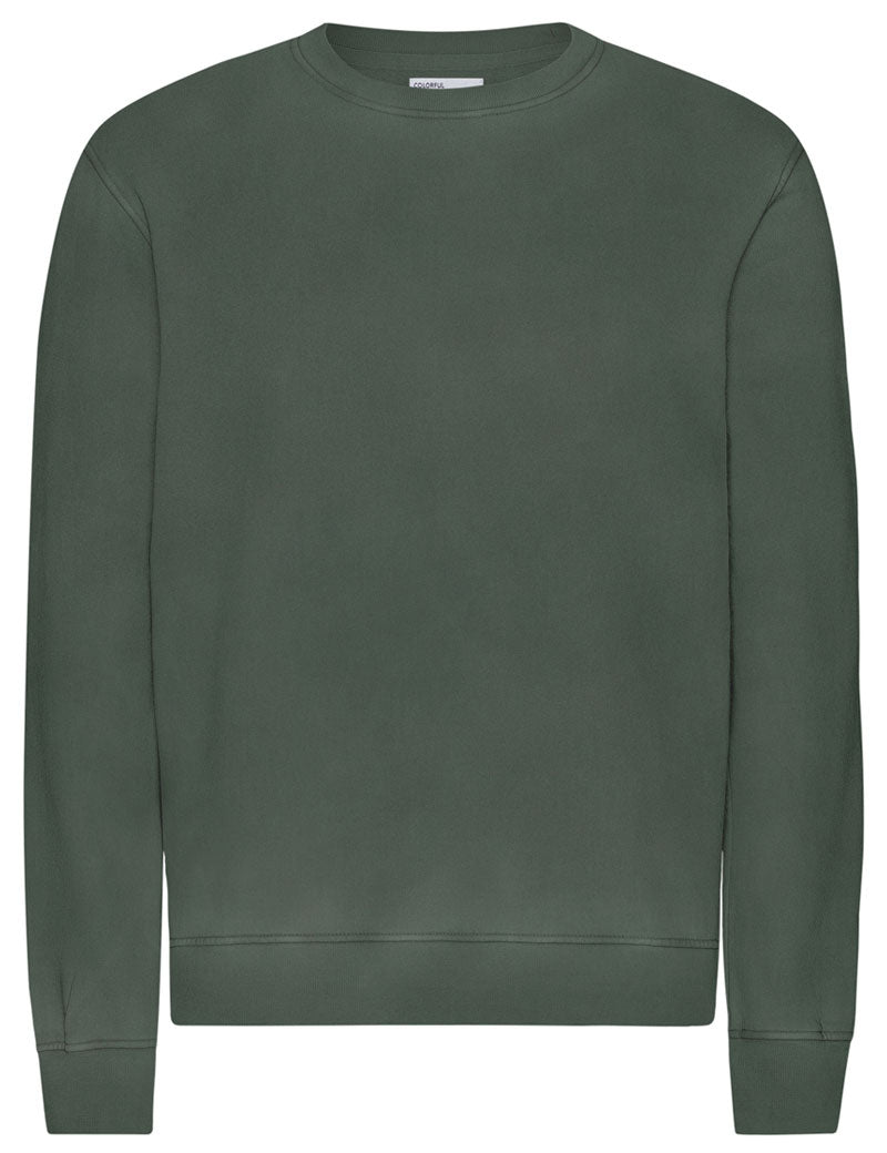 Colorful Standard Classic Organic Crew Sweatshirt Midnight Forest Main