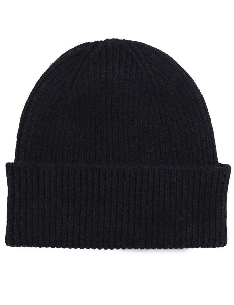Colorful Standard Merino Wool Beanie Deep Black