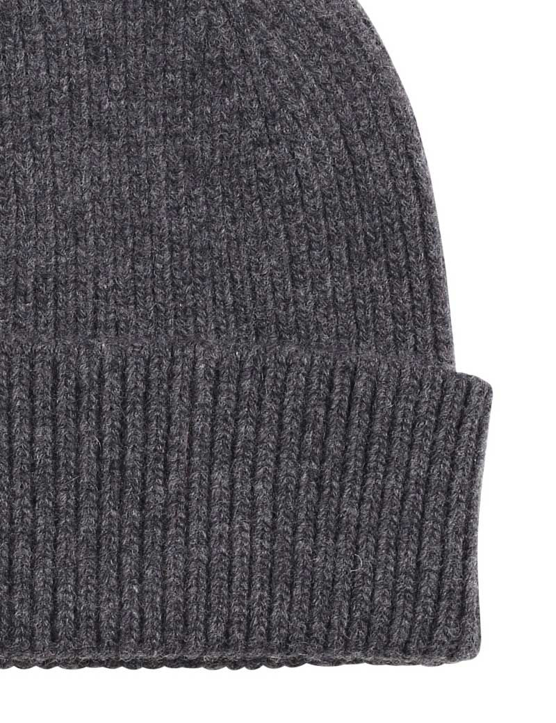 Colorful Standard Merino Wool Beanie Lava Grey Knit