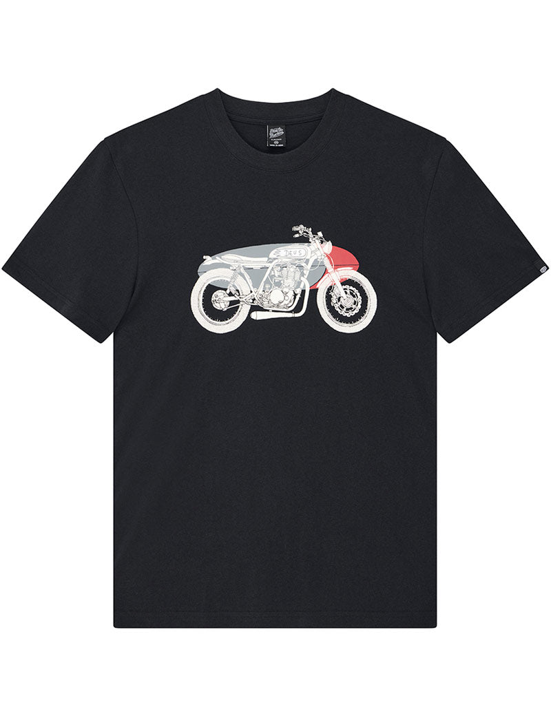Deus Ex Machina Drovers Dog Tee Black