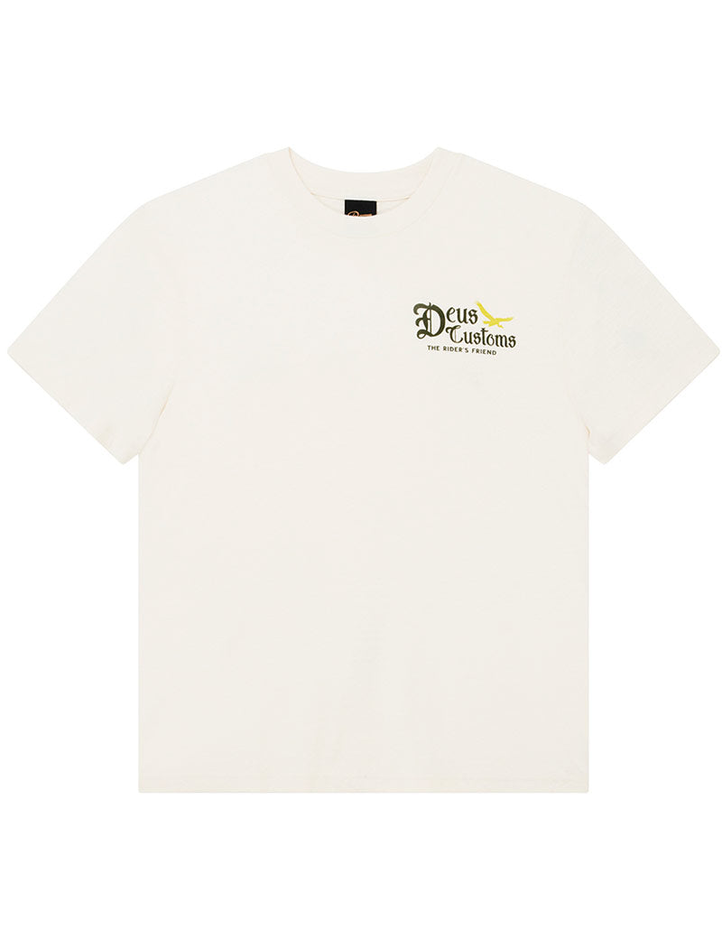 Deus Ex Machina Beep Beep Tee Dirty White Front