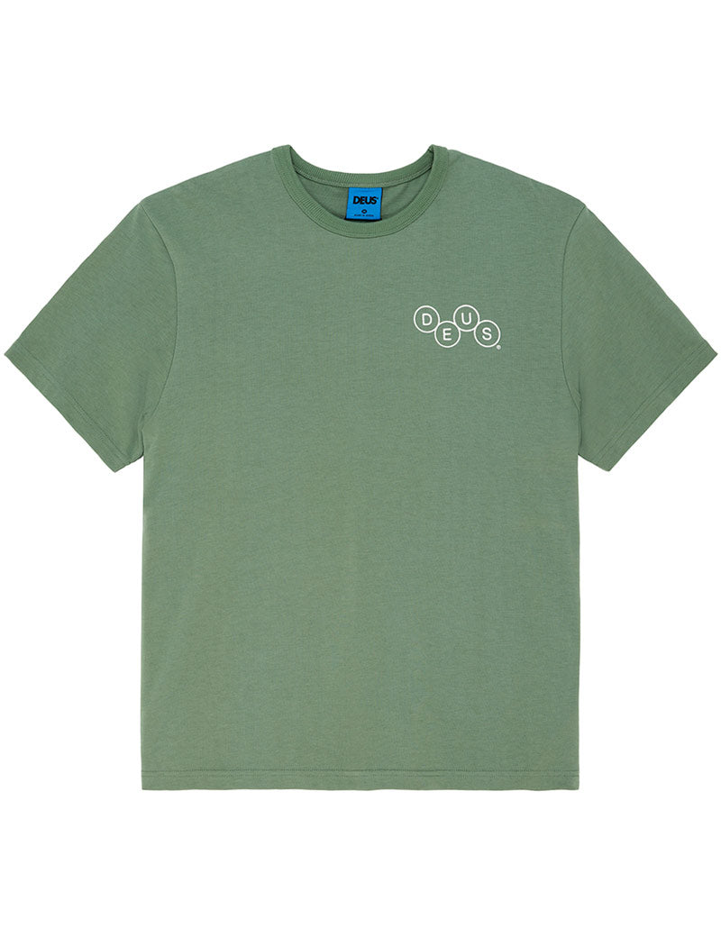 Deus Ex Machina Mechanism Tee Loden Forest Green