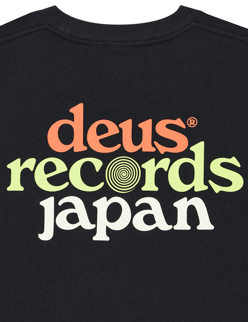 Deus Ex Machina Strata Tee Black Print Detail