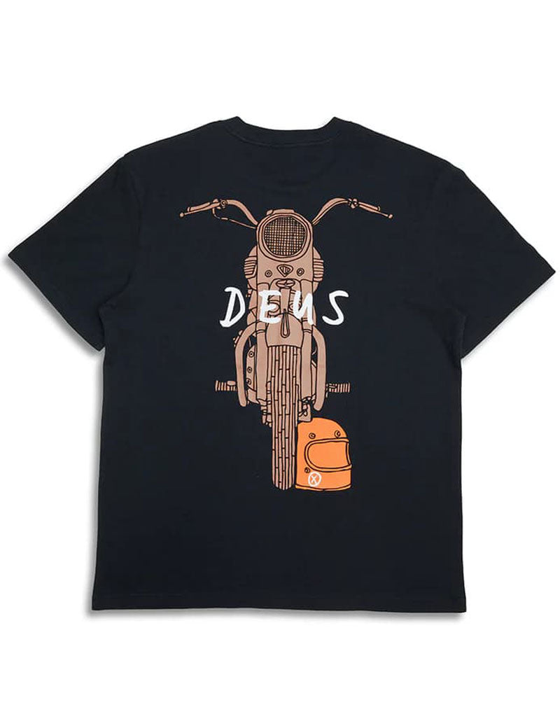 Deus Ex Machina Frontage T-Shirt Black