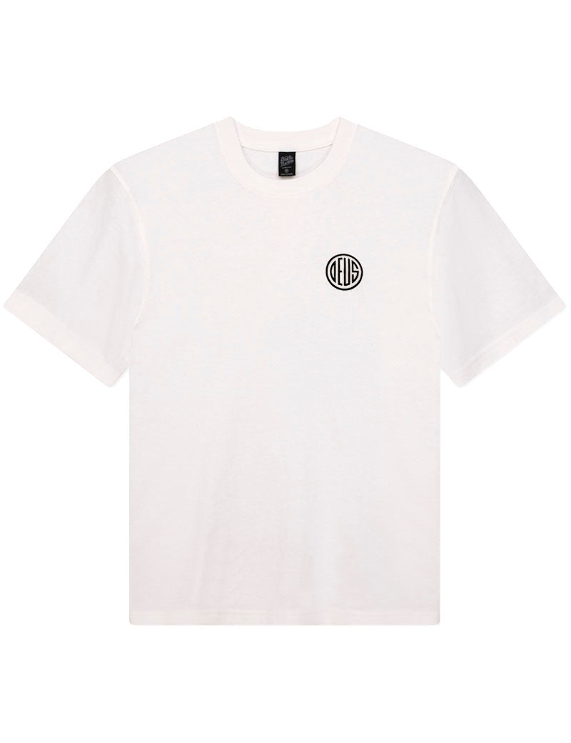 Deus Ex Machina Pill Logo T-Shirt Vintage White