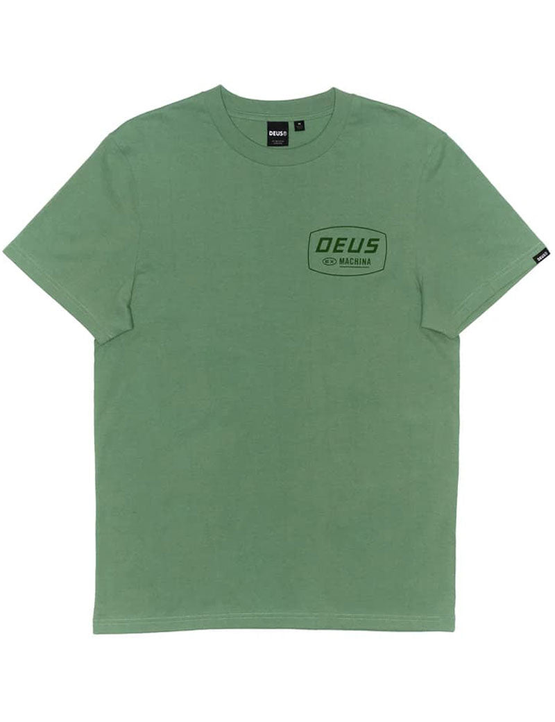 Deus Ex Machina Expo T-Shirt Shale Green