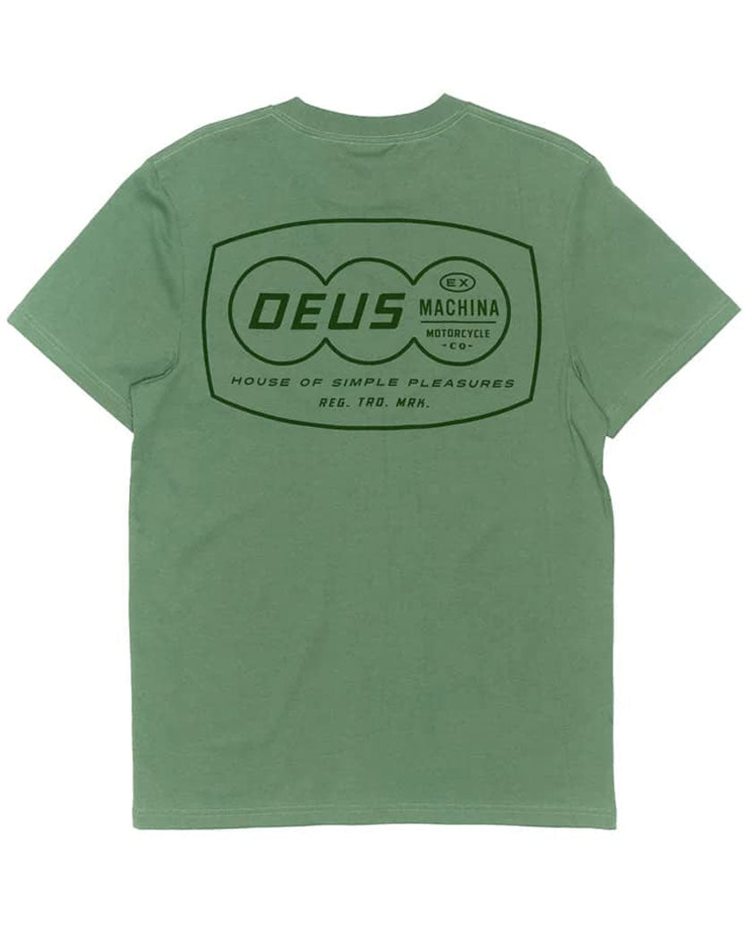 Deus Ex Machina Expo T-Shirt Shale Green