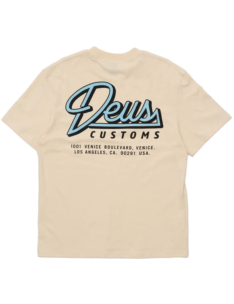 Deus Ex Machina Conduit T-shirt Dirty White