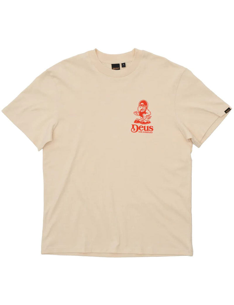 Deus Ex Machina Raptor T-Shirt Dirty White