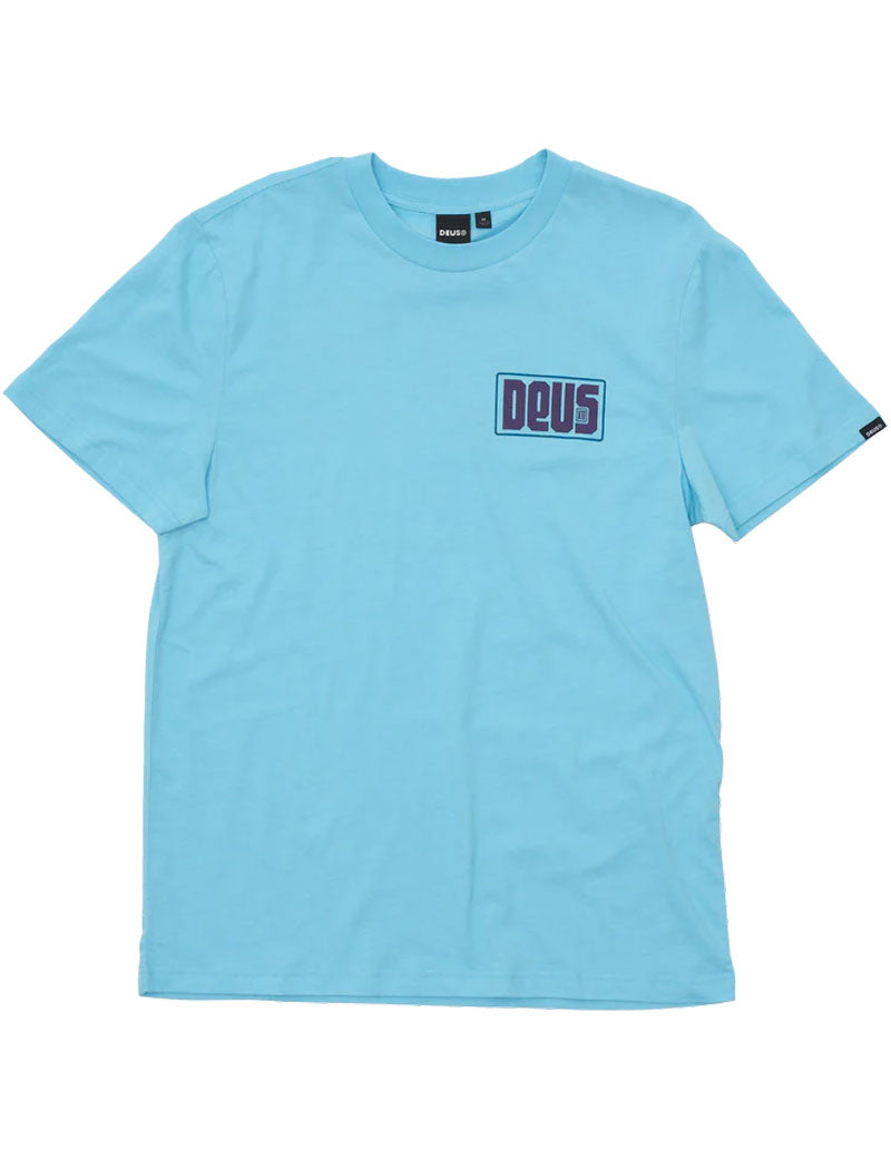 Deus Ex Machina Outage T-Shirt Sky Blue