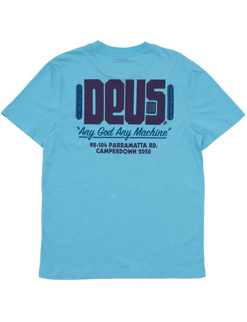 Deus Ex Machina Outage T-Shirt Sky Blue