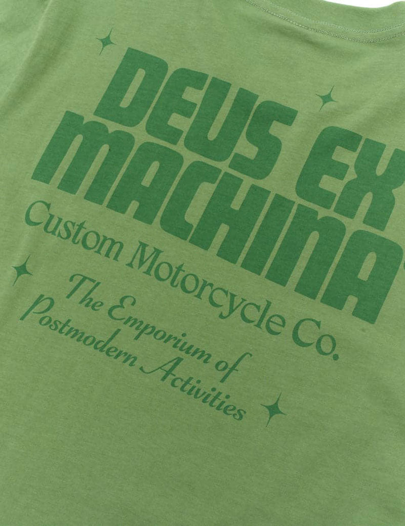 Deus Ex Machina Drop Down T-Shirt Tendril Green
