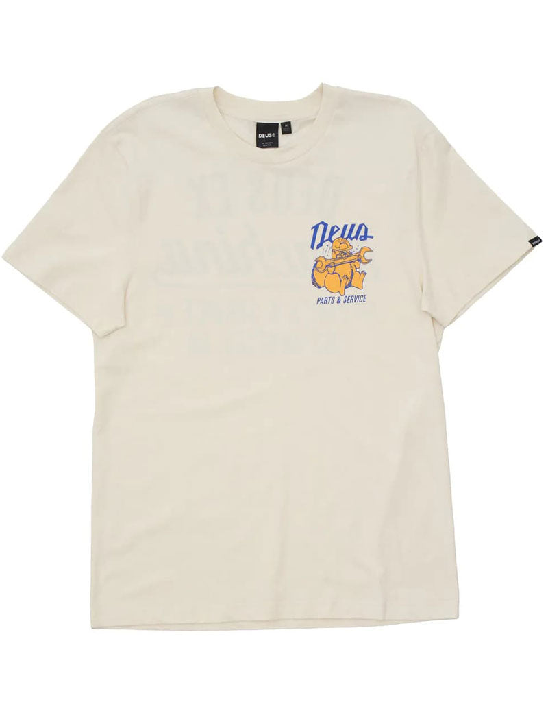 Deus Ex Machina Overbite T-Shirt Dirty White