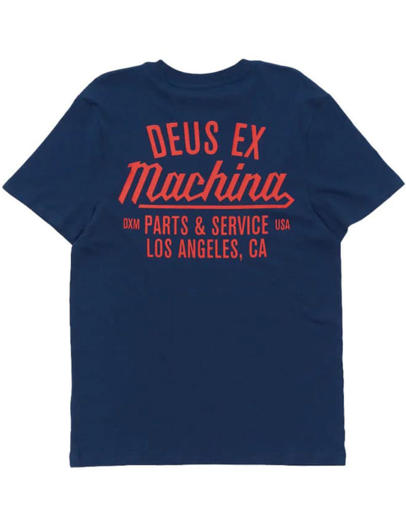 Deus Ex Machina Overbite T-Shirt Mechanic Blue