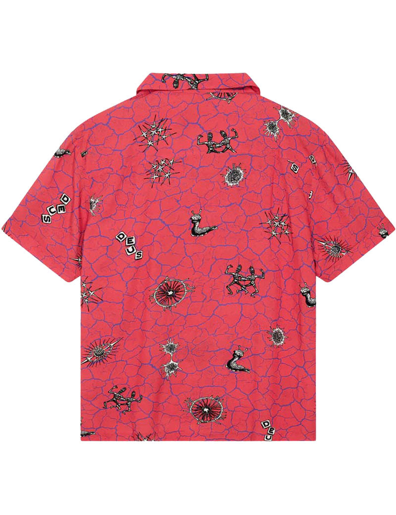 Deus Ex Machina Vibrant Virus Shirt Strawberry