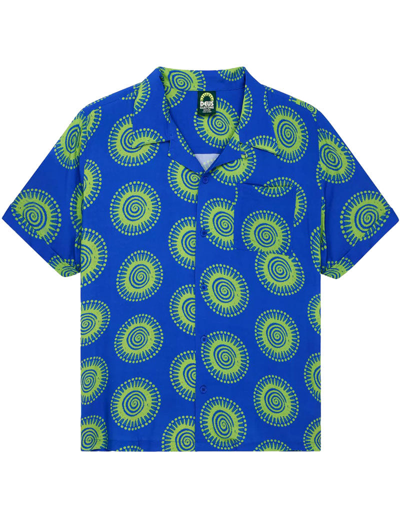 Deus Ex Machina Portal Shirt Blue