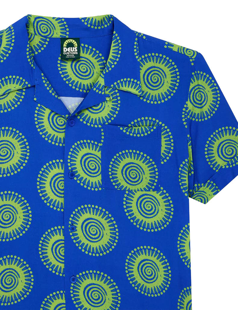 Deus Ex Machina Portal Shirt Blue