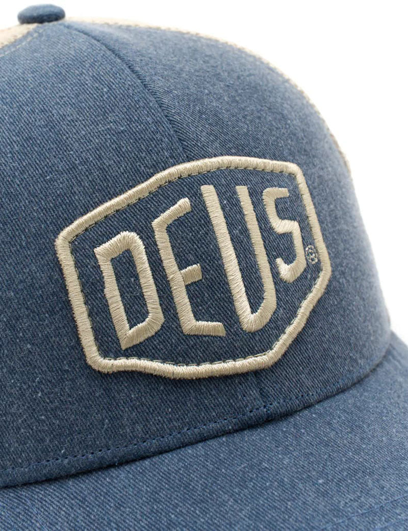 Deus Ex Machina Shield Trucker Cap Legion Blue