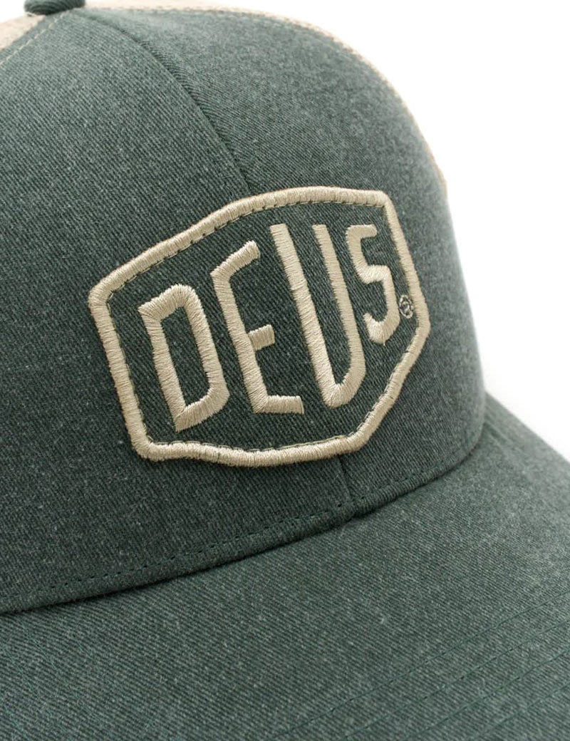 Deus Ex Machina Shield Trucker Cap Shale Green