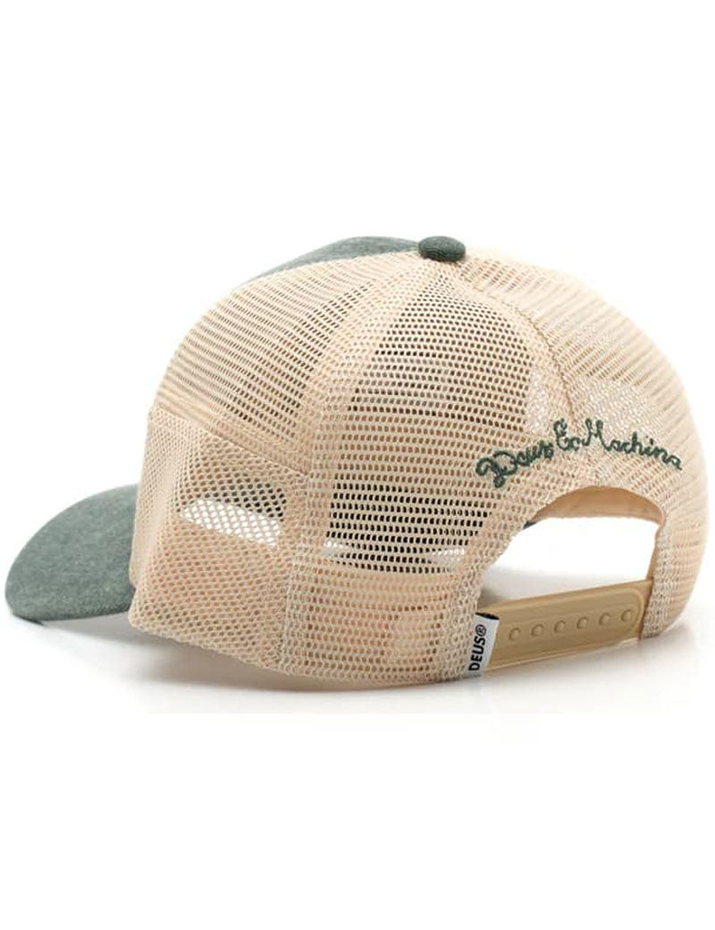 Deus Ex Machina Shield Trucker Cap Shale Green