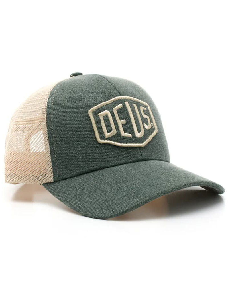 Deus Ex Machina Shield Trucker Cap Shale Green