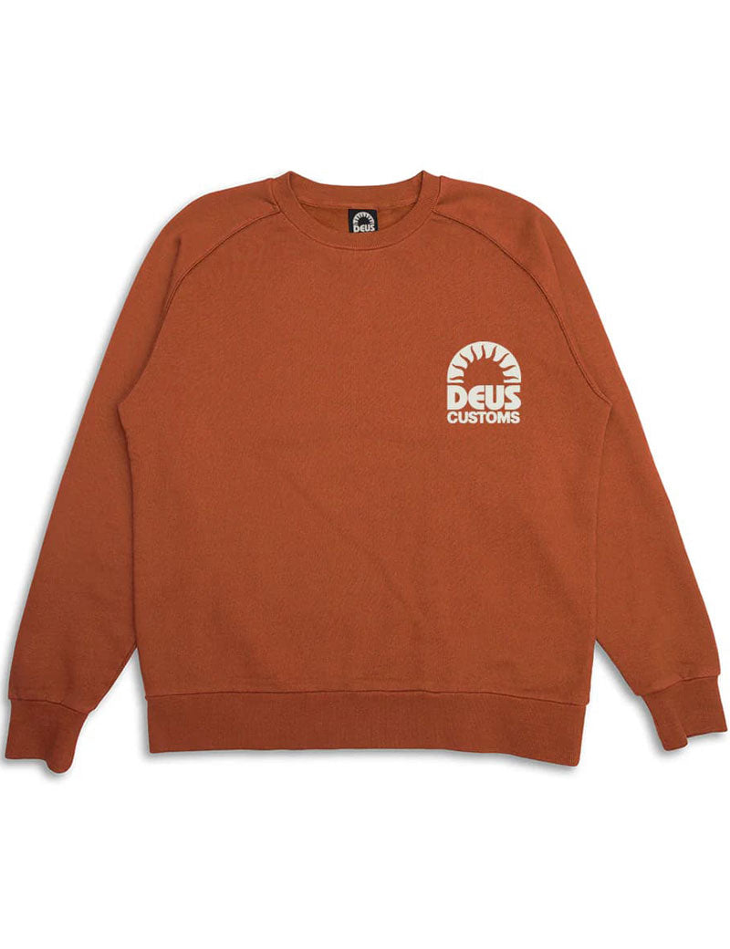 Deus Ex Machina Melodies Crew Sweatshirt Clay