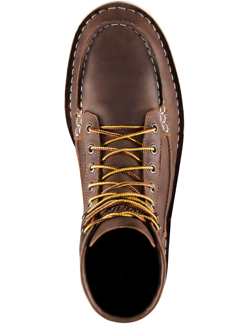 Danner Bull Run 6'' Moc Toe Boots Brown Lace View